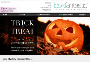 Trick or Treat Halloween Offer