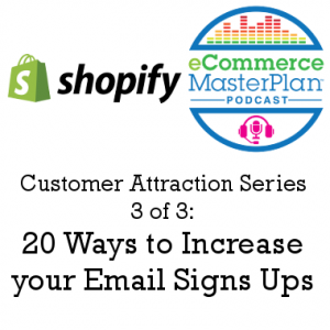 20 Ways to Increase your Email Signs Ups