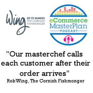 Rob Wing of The Cornish Fishmonger